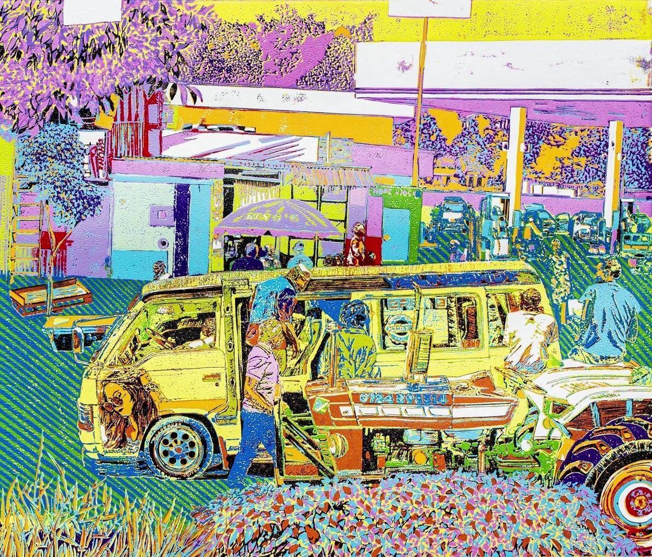 Matatu and Tractor