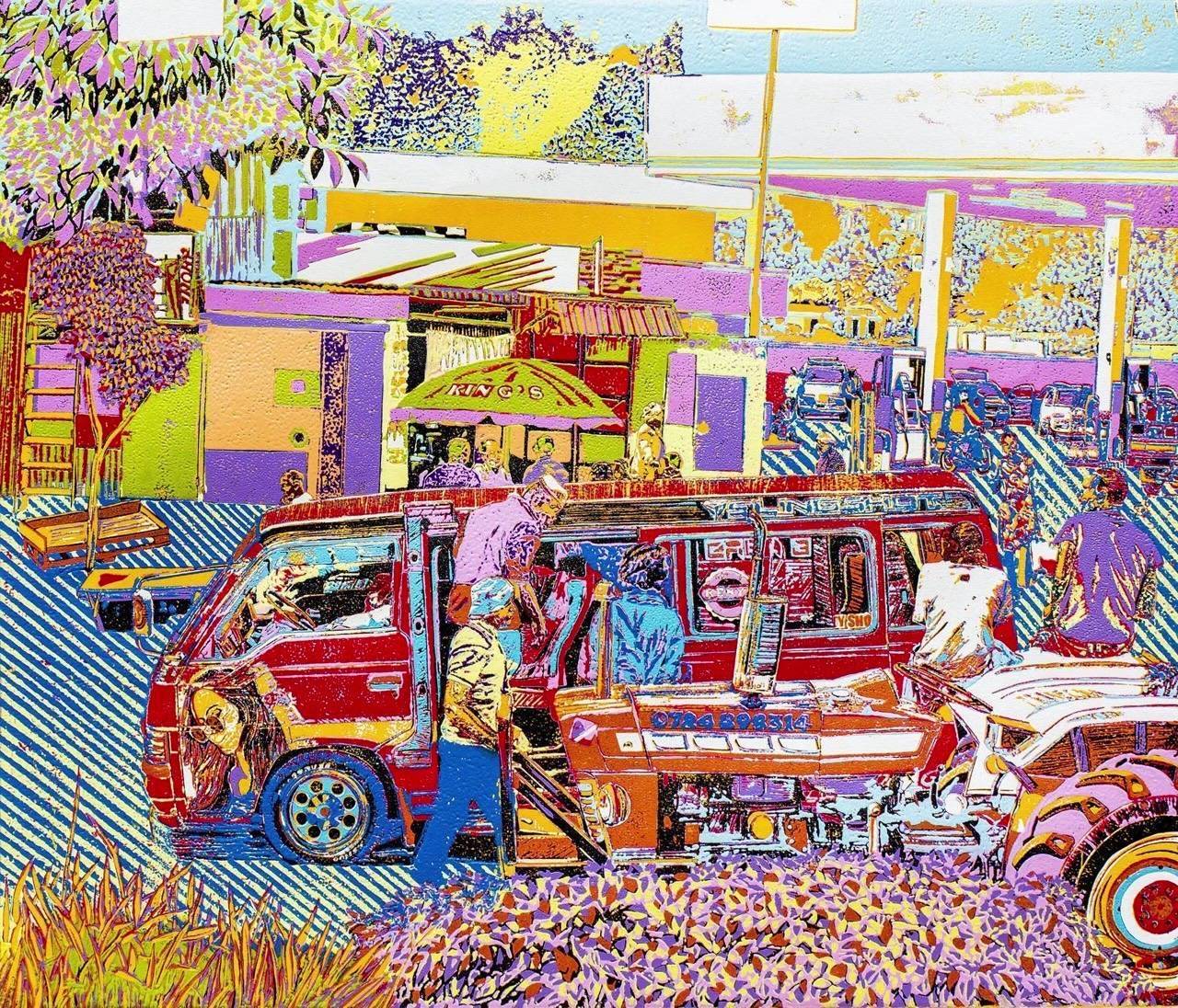Matatu and Tractor