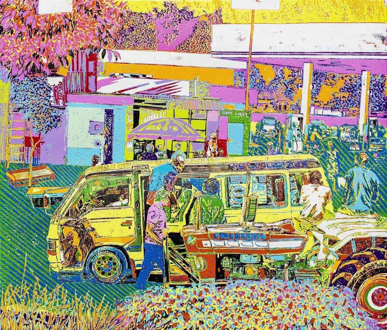 Matatu and Tractor