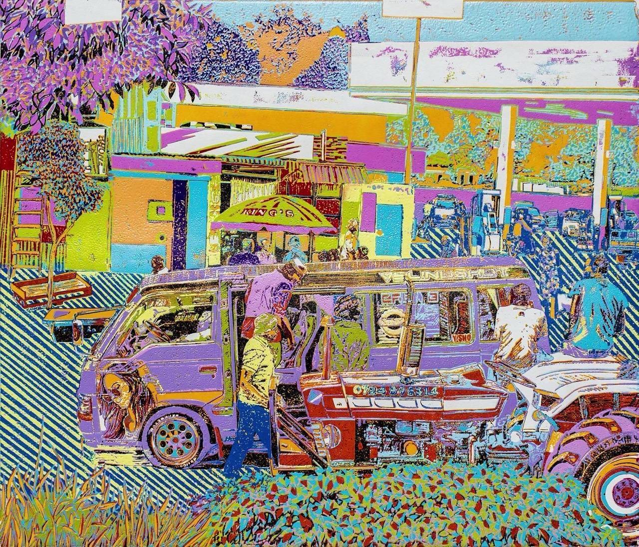 Matatu and Tractor